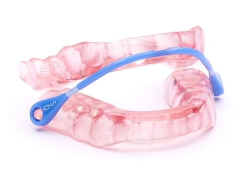Custom Oral Appliance therapy device — a small dental mouthpiece for treating sleep apnea